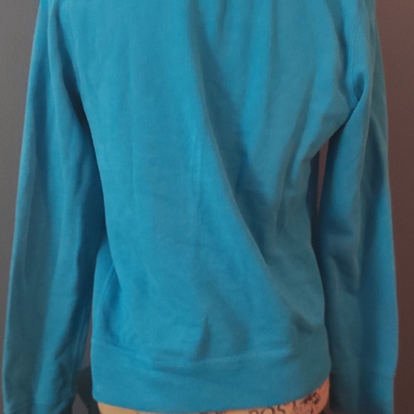 Moschino Blue Hoodie with front zipper and a Hoodie. Size Sm/med can fit a med 2 - Picture 11 of 13